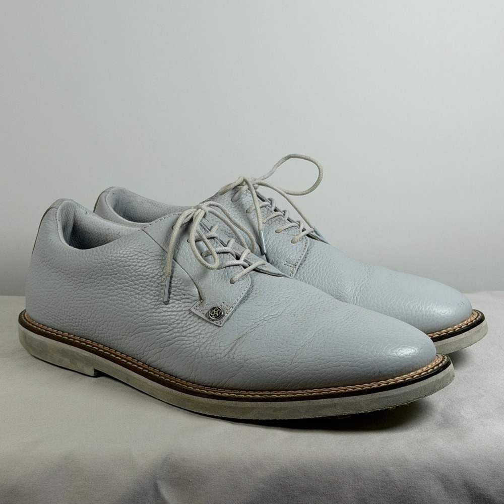 G/FORE Gallivanter Mens Size 12 Golf Shoes Nimbus Gray Leather